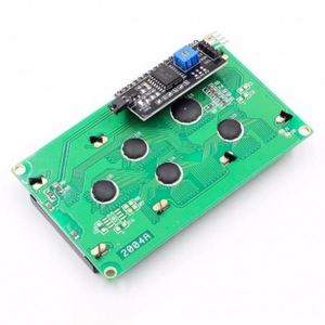 LCD2004 + I2C 2004 20x4 2004A Blu dello schermo HD44780 CRISTALLI LIQUIDI del Carattere/w IIC/I2C Interfaccia Seriale modulo adattatore - Product Image 2