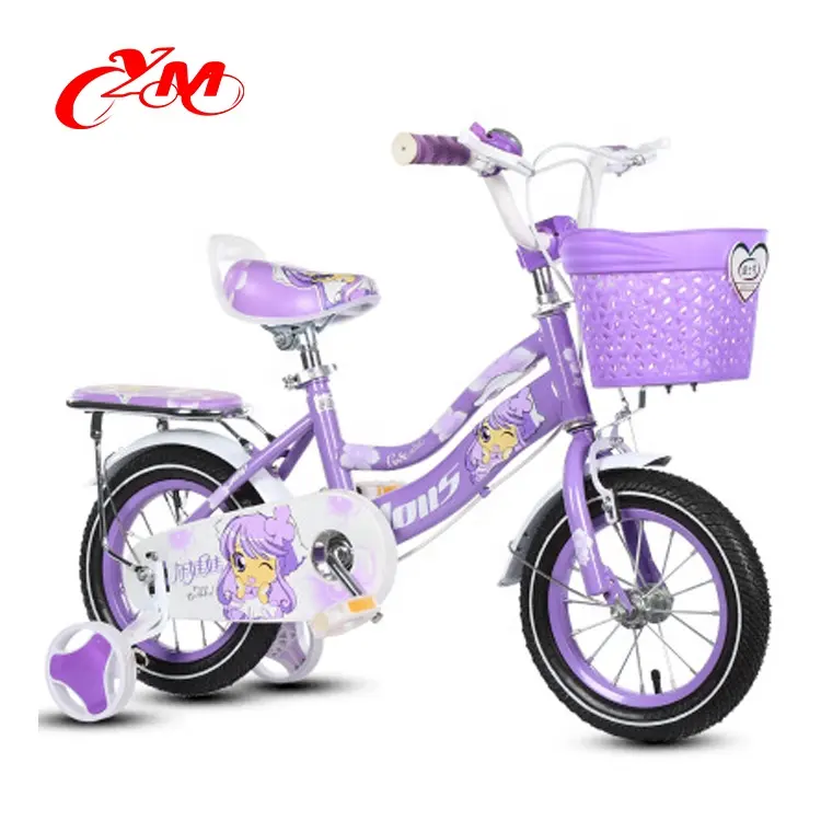Quatro rodas treinamento 16 meninas crianças bicicleta, idade 4 anos/2020 promoção bebê bicicleta/nice desenho animado crianças bicicleta