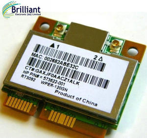 HP COMPAQ 573622-001用RalinkRT3092用ワイヤレスアダプターカードWPER-120GNミニPCI-EWifiカードハーフハイト802.11B/G/N 300M