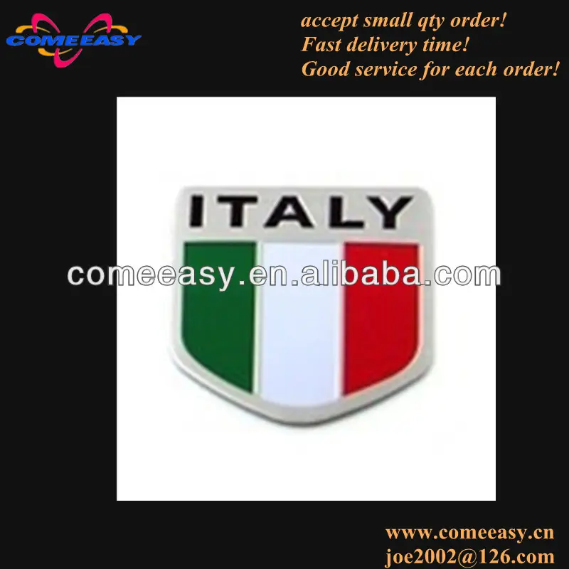 איטלקי קישוט דגל יוקרה רכב סמל מדבקה
