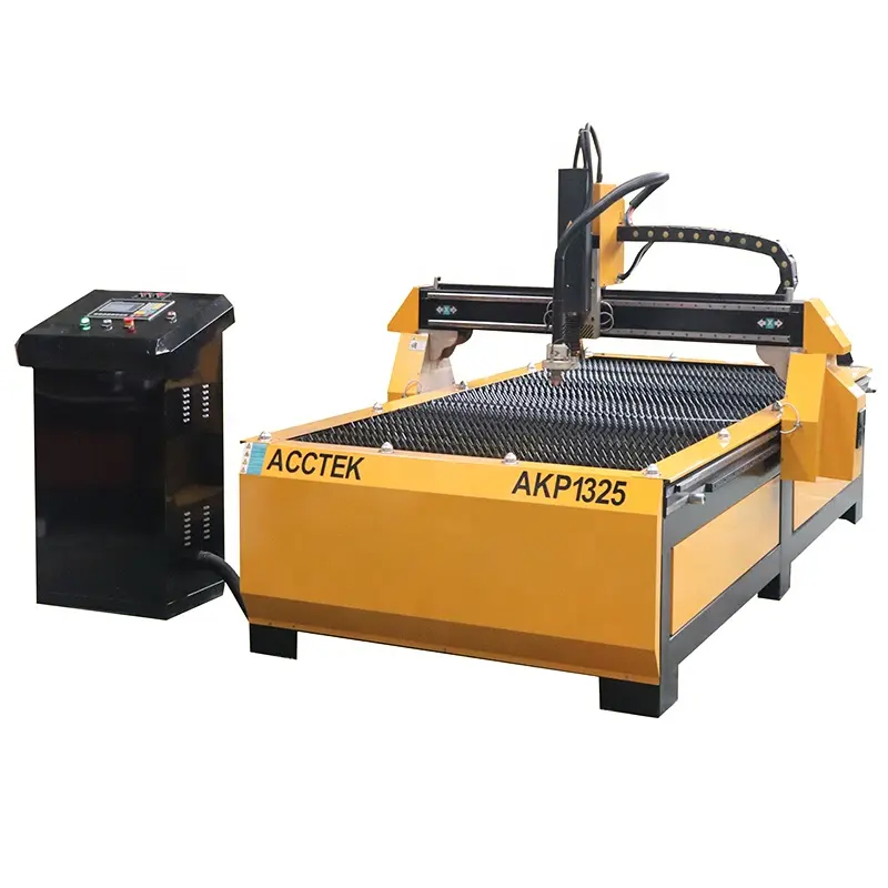 AccTek-cortador de plasma de arco piloto, máquina de corte por plasma cnc, 1325