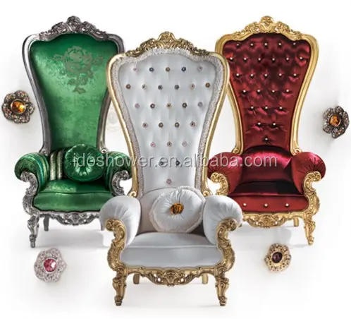 रानी रानी कुर्सी कुर्सी के साथ किराये सिंहासन कुर्सियों