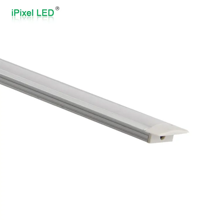 جناح قناة LED T5 بإضاءة مؤكسدة على شكل حرف u, قناة مسار من الألومنيوم ، إضاءة LED من Ipixel مصنوعة من الألومنيوم على شكل حرف U لشريط Led