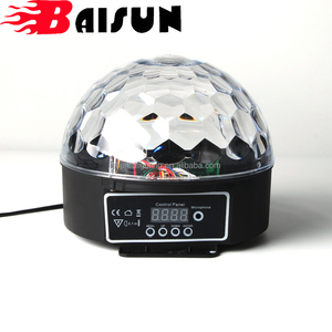 Baisun Brand Colorful <strong>Pattern</strong> DMX <strong>Control</strong> Digital <strong>LED</strong> Stage RGB Crystal <strong>Led</strong> Magic Ball - Product Image 2