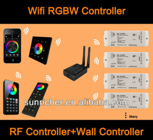 RGBW Wifi контролируемый выключатель света для IOS и Android смартфонов - Product Image 1