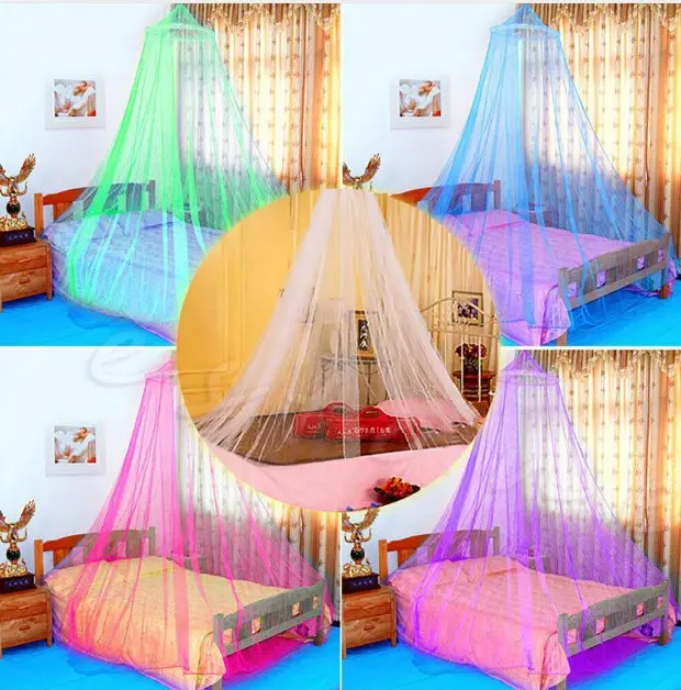 Trang Chủ Thiết Kế Đơn Giản Dome Elegant Polyester Vải Giường Màn Canopy Muỗi Net / Dome Muỗi Lưới/Giường Muỗi Net