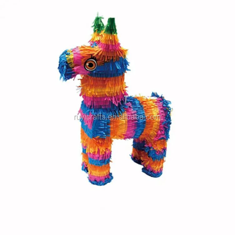 Suprimentos para festa de pinata adulto arco-íris donkey pinata designs