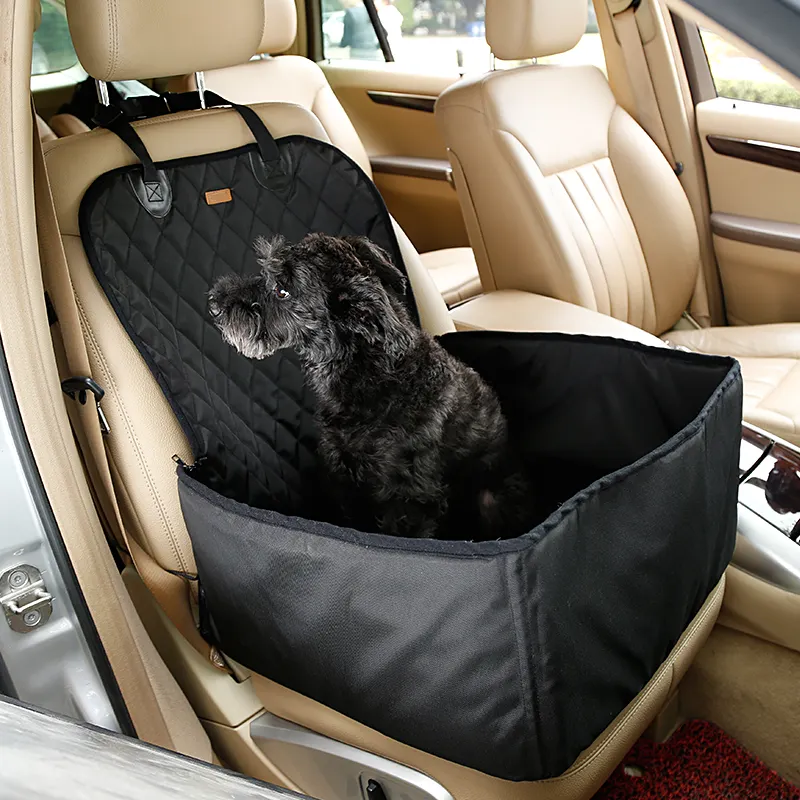 Housse de siège auto pour animaux Delux 2 en 1 Housse de siège avant imperméable pour chien Housse de siège auto pour animaux domestiques