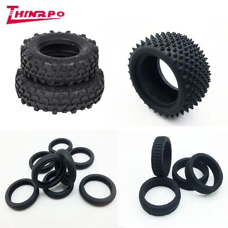 Custom made abrasion resistant rubber tire toy/ natural rubber mold silicone rubber toy wheels