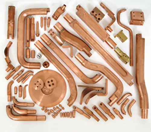 Electrodos de soldadura de cobre de berilio finamente procesados/ruedas/piezas