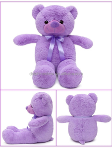 Toptan çocuk oyuncağı 300cm oyuncak ayı peluş oyuncak moda mor büyük dolgulu yumuşak peluş 2 metre oyuncak ayı - Product Image 4