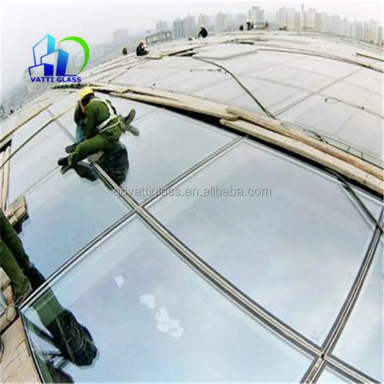 AR de vidrio doble panel solar anti-reflectante de vidrio roofing paneles de efecto invernadero paneles de vidrio