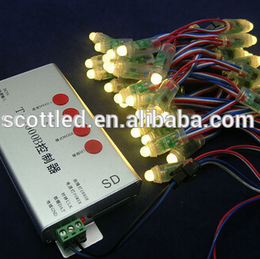 Programmierbare IP68 Rated WS2811 pixel knoten, 50pcs ein string,12mm led knoten