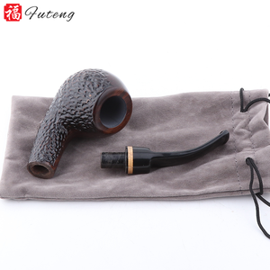 Yiwu Futeng – pipe à fumer en bois d'ébène, vente en gros, avec pipe à tabac en bois circulaire, pour fumer, personnalisée, nouvel arrivage - Product Image 6