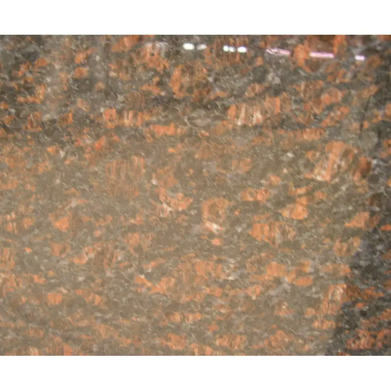 Natural Dark Brown Granite Stone Slab Home Decor Tan Brown Granite Kitchen Countertop