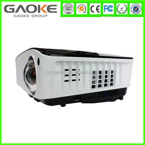 Gaoke <strong>DLP</strong> Projector with Remote <strong>Control</strong> 3D Ready 1080P Full HD Video Short Throw Projector - Product Image 3