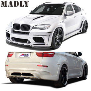 Madly BMW için gövde kiti X6 E71body kitleri HM <span class=keywords><strong>EVO</strong></span> orta düz egzoz tarzı