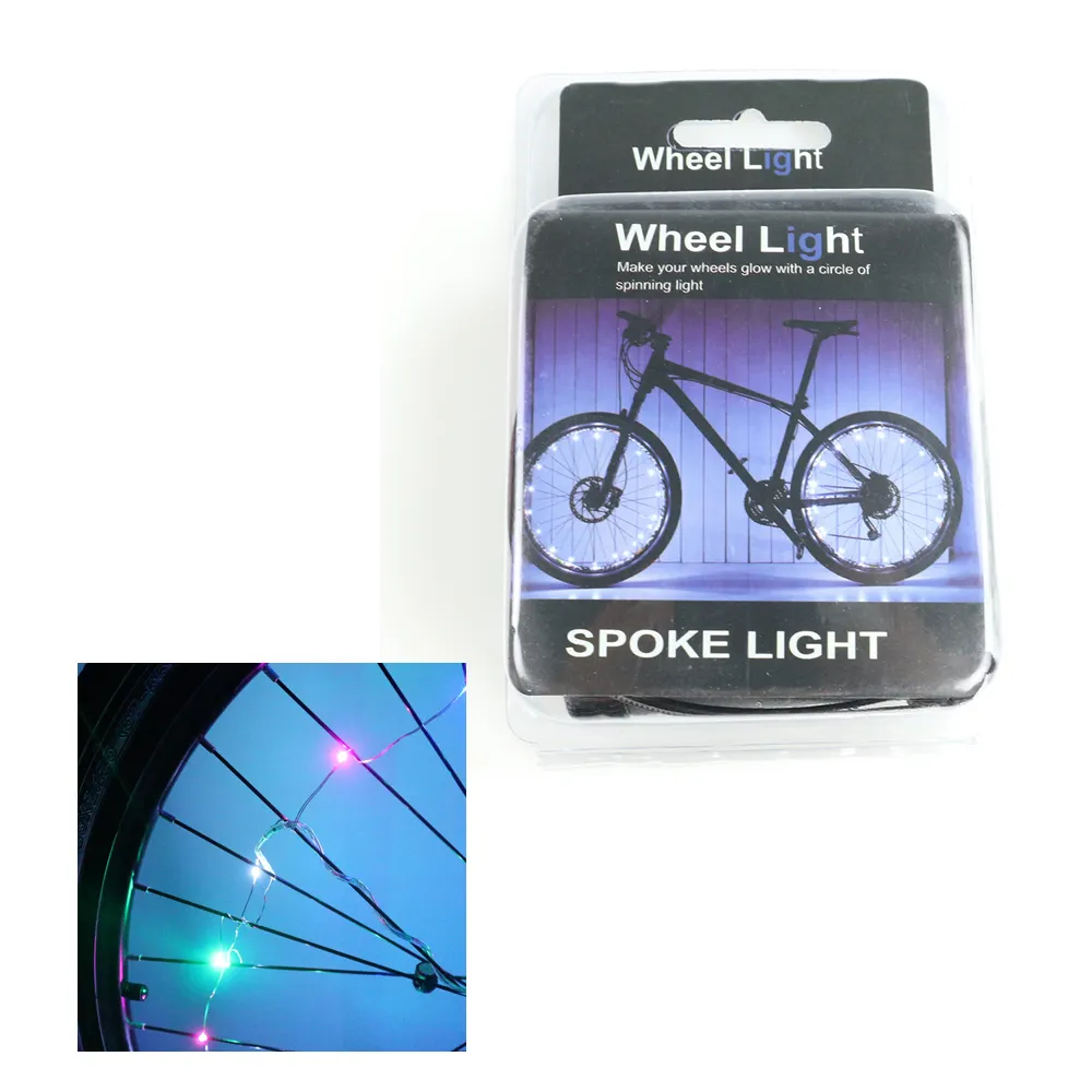 Cycling Accessories Led Decorative Bike Light Wheel Wire String Light