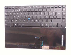 适用于东芝 Z40 的黑色 SP LA 布局笔记本电脑键盘，无背光点棒键盘