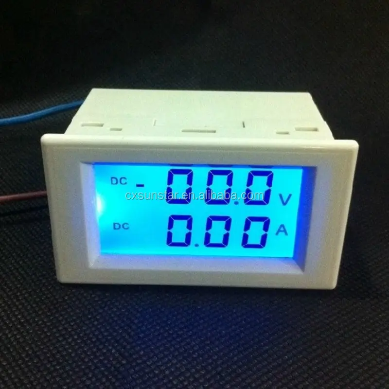 Voltímetro Digital, amperímetro de voltaje, medidor de Panel CC 2V 20V 200V 600V, medidor de corriente