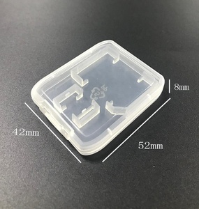 Vỏ Ngao hộp lưu trữ bao bì nhựa hộp trong suốt bán buôn Mini SD thẻ bao bì không thấm nước bao bì và in ấn - Product Image 2