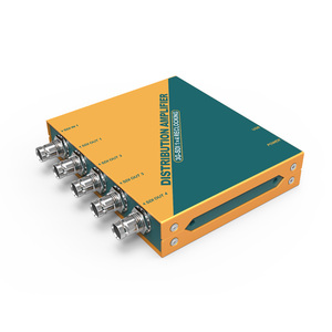 AVMATRIX 1 entrada 4 salida miniatura SD1141 SDI amplificador de señal divisor con Audio integrado