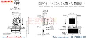 Precio de fábrica 8mp OV8856 sensor módulo de cámara con enfoque automático fijo o cámara de enfoque modulew con ángulo ancho - Product Image 3