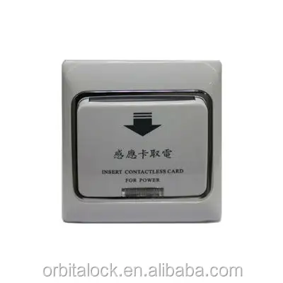 Hotel key card light switch wall mounted energy saving switch