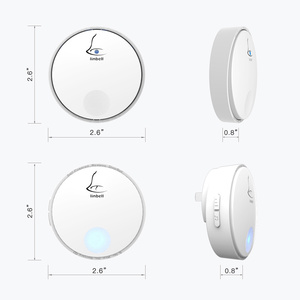 Linbell G2รถจักรยานยนต์ออดเสียงที่มี2แก๊งออดสวิทช์สหราชอาณาจักรปลั๊กที่มี2เครื่องส่งสัญญาณและ1รับ - Product Image 5