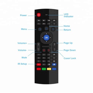 Ratón inalámbrico MX3 air mouse con retroiluminación 2,4G, mando a distancia Universal para tv box, ordenador, mini pc, TV air mouse MX3pro i8 - Product Image 4