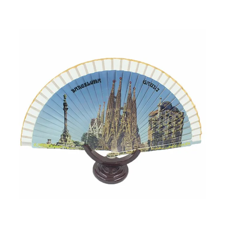 Cheap Wholesale Cool Spanish Bamboo Hand Fan