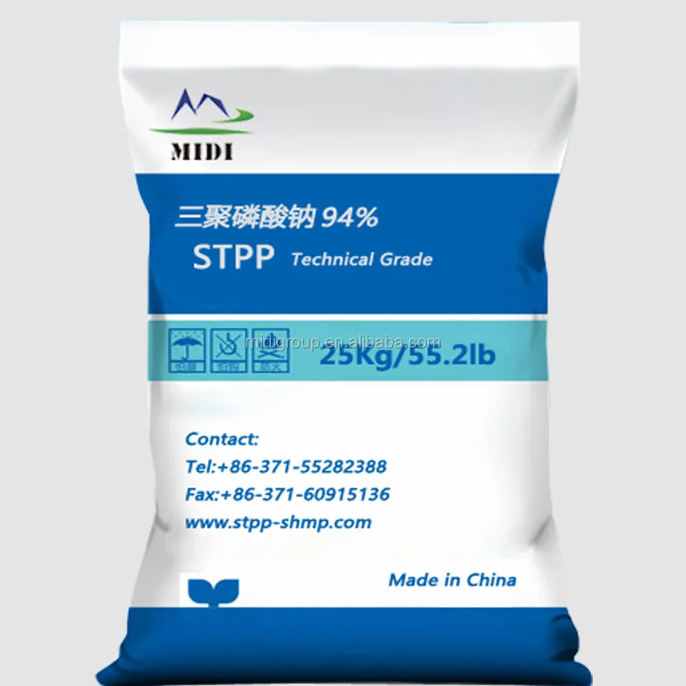 Stpp di sodio tripolyphosphate di Grado Alimentare in Cina