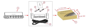 Dmx размножитель сигналов Dc декодер сплиттер 8 способ Dmx512 размножитель сигналов для системы светодиодного освещения - Product Image 5