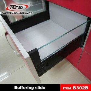 Temax Soft Close <strong>Guide</strong> <strong>Drawer</strong> <strong>Slide</strong> <strong>Rail</strong> - Product Image 6