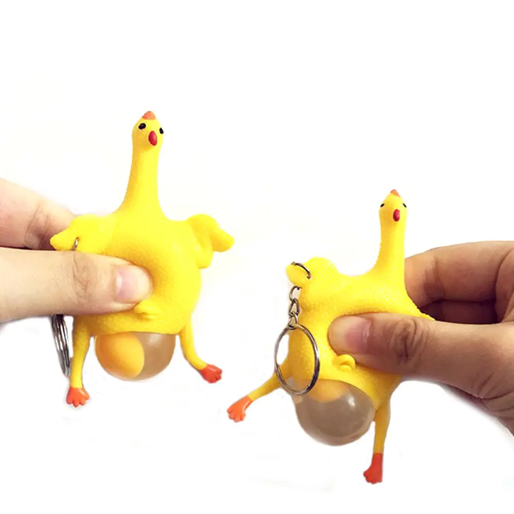 ZF136 חדש מסובך עוף הנחת ביצת Vent כדור נגד לחץ לסחוט צעצוע Vent צעצוע לחץ תרגיל כדור צעצועים