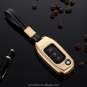 ปลอกโลหะอัลลอยสีเงินสำหรับ Clio Kangoo,ปลอกกุญแจรีโมทแบบ3ปุ่ม Megane - Product Image 2