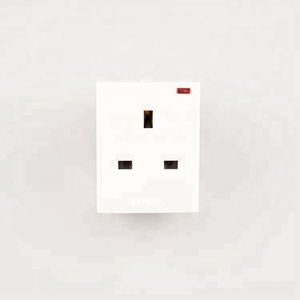 WK 13A 3 yollu adaptör fiş soket ile 3Pin İngiltere adaptörü Neon ile - Product Image 1
