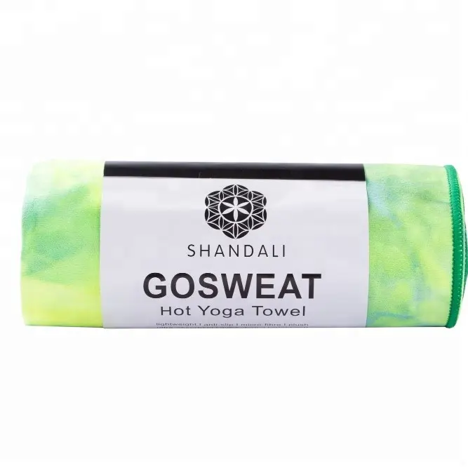 Eco friendly yoga mats wholesale Printed microfiber yoga towel