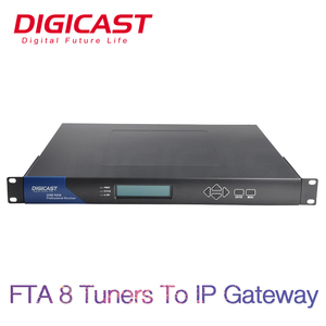 IPTV/OTTヘッドエンド8チャンネルCIスロットFTA DVB-C DVB-TIPTVストリーミングサーバー衛星受信機チューナーからIPゲートウェイ - Product Image 3