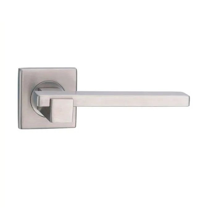 Manufacturer of stainless steel fireplace Tube lever door handle for mortise door lock for wooden or metal doors