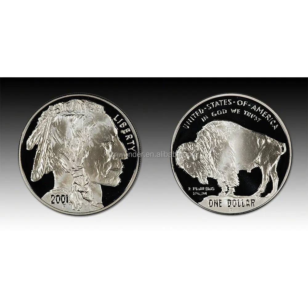 Hecho a medida USA ag 999 monedas de plata