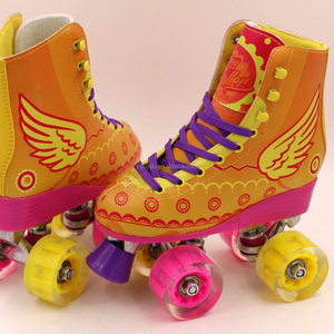 <strong>New</strong> Creation Wholesale Adjustable Kids Roller Inline Skates Pink Black Silver Red <strong>COUGAR</strong> Blue OEM Wheel Color Chrome Feature