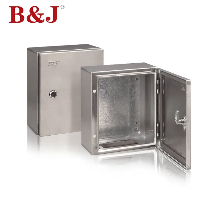 B & J Großhandel kunden spezifische elektrische Outdoor-Edelstahl Metall Meter Box