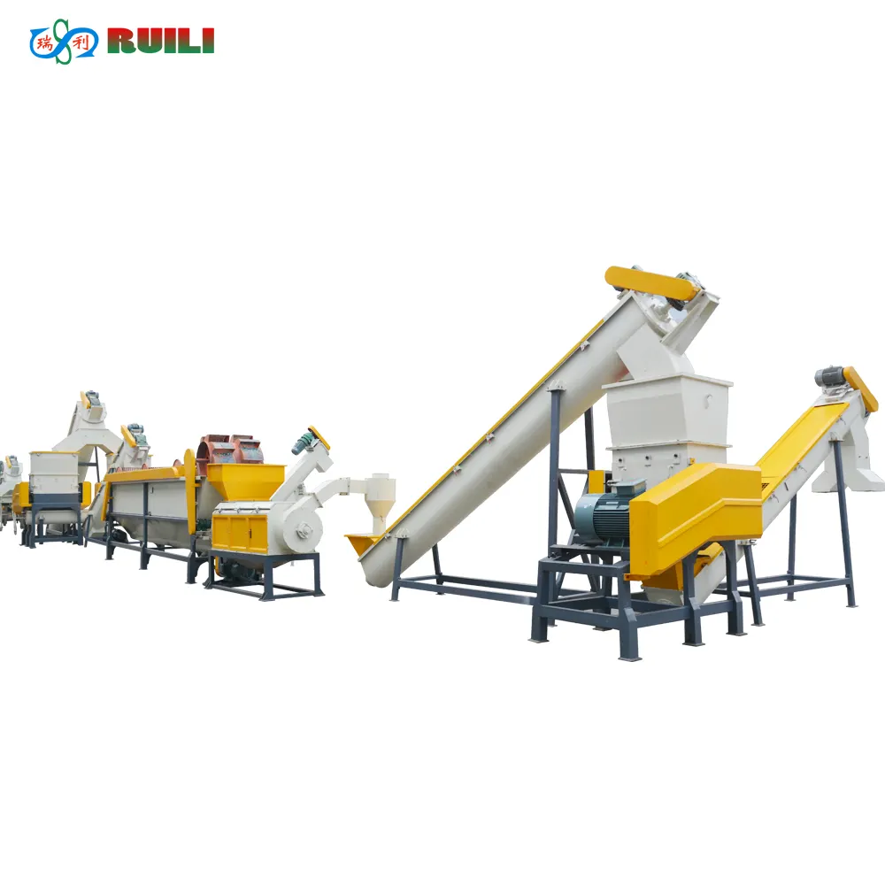 fully automatic waste polystar plastic recycling machinery