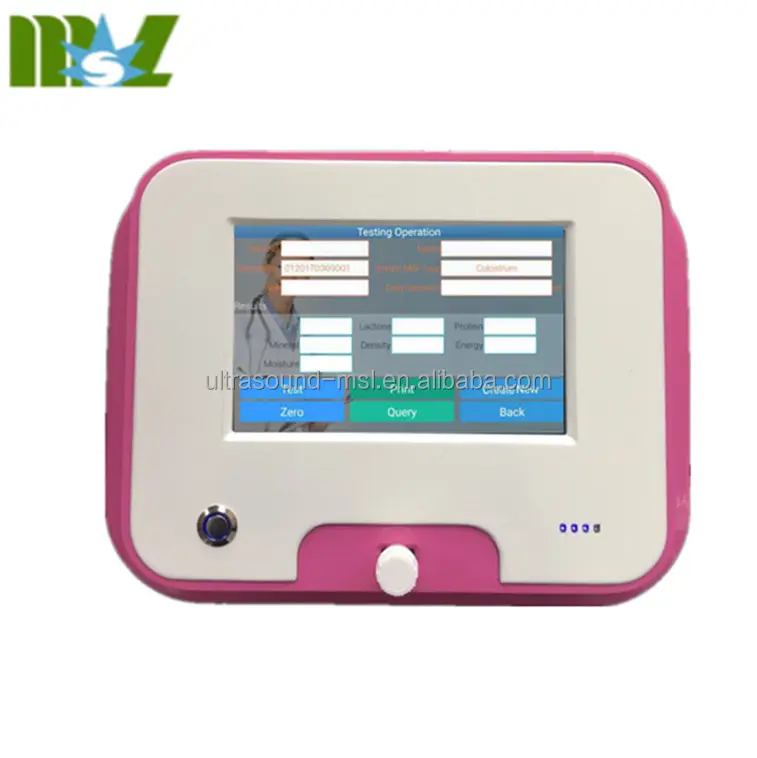Analizador portátil de leche materna/instrumentos de análisis de lactancia materna (MSLBM01F)