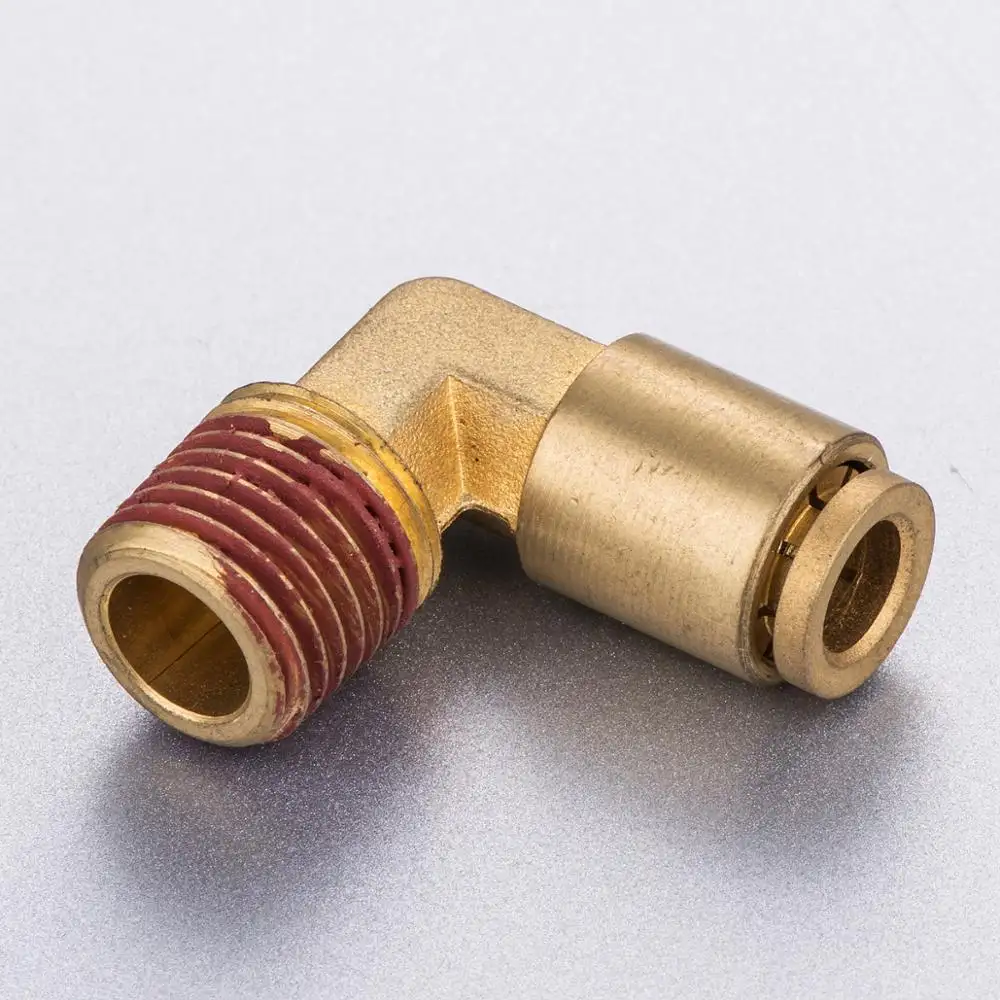 America brass Push Connect Male Elbow OT connector NPT thread fitting