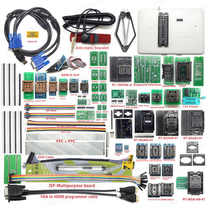 55 adaptadores programador universal de datos de herramientas de recuperación IC programador RT809H