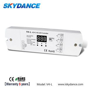 V4-L Skydance 12V 24V LED RGBW RGB CCT Dimming led controller 4 canali LED RF Dimmer digitale display numerico 20A - Product Image 2