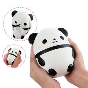 Mskwee Kawaii Jumbo Panda Squishy Soft Cartoon Slow Rising Decompression Squeeze <strong>Toys</strong>