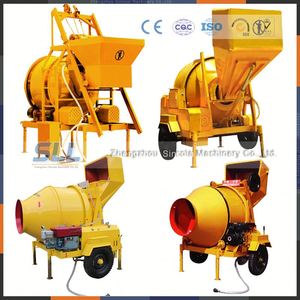 เครื่องผสมคอนกรีตเครื่องผสมปูนไฟฟ้าแนวนอน JZC500 JZC350 JZC200ความเร็วสูง - Product Image 2